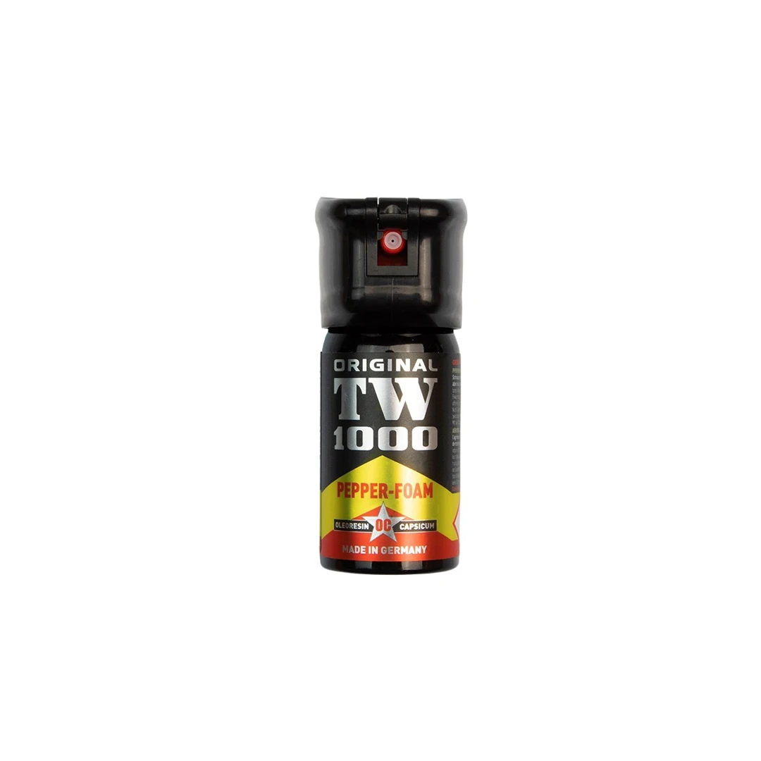 Spray cu piper IdeallStore®, TW-1000 Foam, spuma, auto-aparare, 40 ml, negru - 