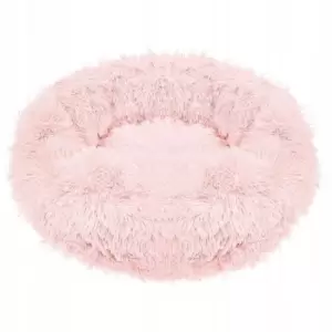 Culcus moale, pentru caine/pisica, roz murdar, 70 cm - 