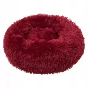 Culcus moale, pentru caine/pisica, rosu, 80 cm - 