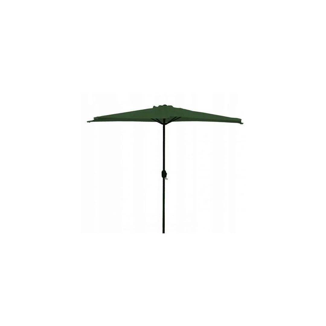 Umbrela balcon/terasa, semirotunda, verde, 270 cm - 
