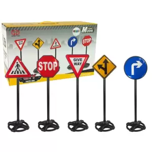 Set semne de circulatie, de jucarie pentru copii, 82 cm MCT 9402 - 