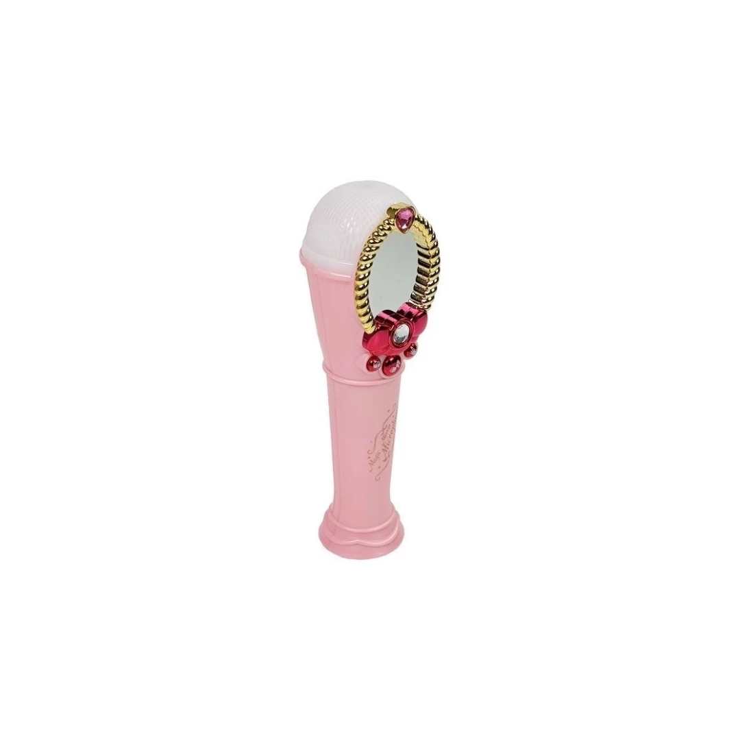Oglinda magica karaoke roz, cu microfon si USB, pentru fetite MCT 7815 - 