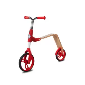 Bicicleta fara pedale/trotineta MCT 006 EVO 360 Red - Bicicleta / trotineta copii, fara pedale, usoara, MCT 006 EVO 360 Red