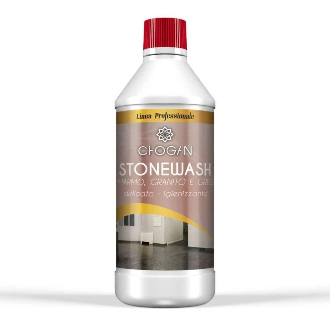 Detergent igenizant, lustruire automata - marmura, granit, gresie STONEWASH Chogan 750 ml - 