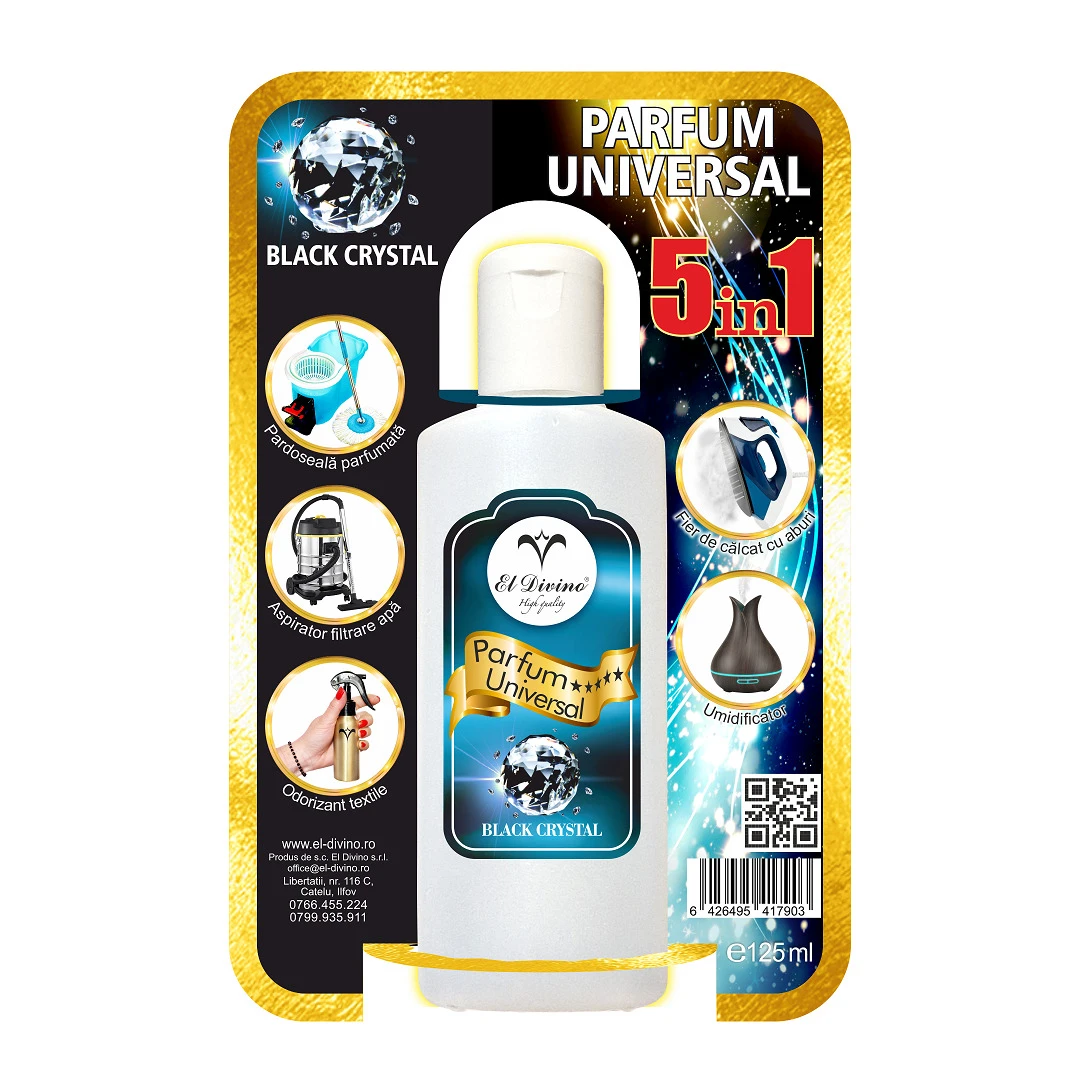 Parfum Universal 5 In 1 – Black Crystal - 