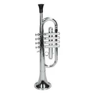 Trompeta metalizata, 4 note - jucarie pentru copii - <p>Trompeta de jucarie pentru copii </p>