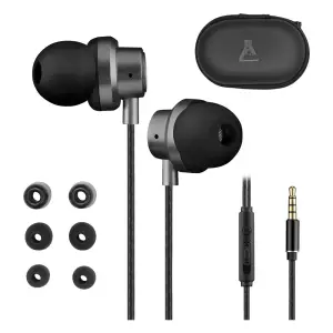 Casti cu fir in-ear, G-LAB Korp Heliumde inalta calitate audio, Gaming, Microfon, Jack de 3,5 mm - 
