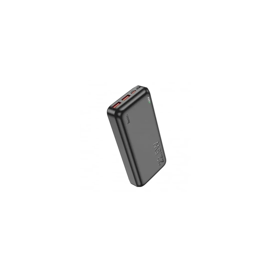 Baterie Externa 22.5W, 20000mAh, 2 x USB, Type-C Hoco J101A Negru - 