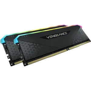 CR Vengeance 16GB(2 x 8GB) RGB DDR4 3200 - Avem pentru tine memorii RAM simple si cu RGB pentru calculator cu performante mari, foarte utile in gaming si aplicatii solicitante.