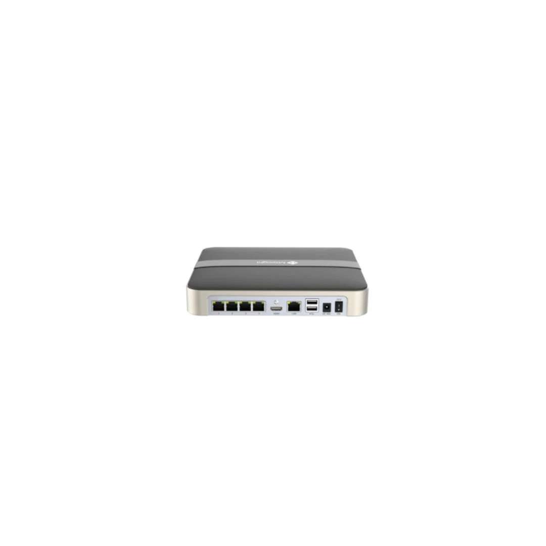 NVR 4 CANALE 8MP 1xSATA 4xPOE - Achizitioneaza sistem de supraveghere NVR cu suport de pana la 4 canale pentru inregistrare audio si video.