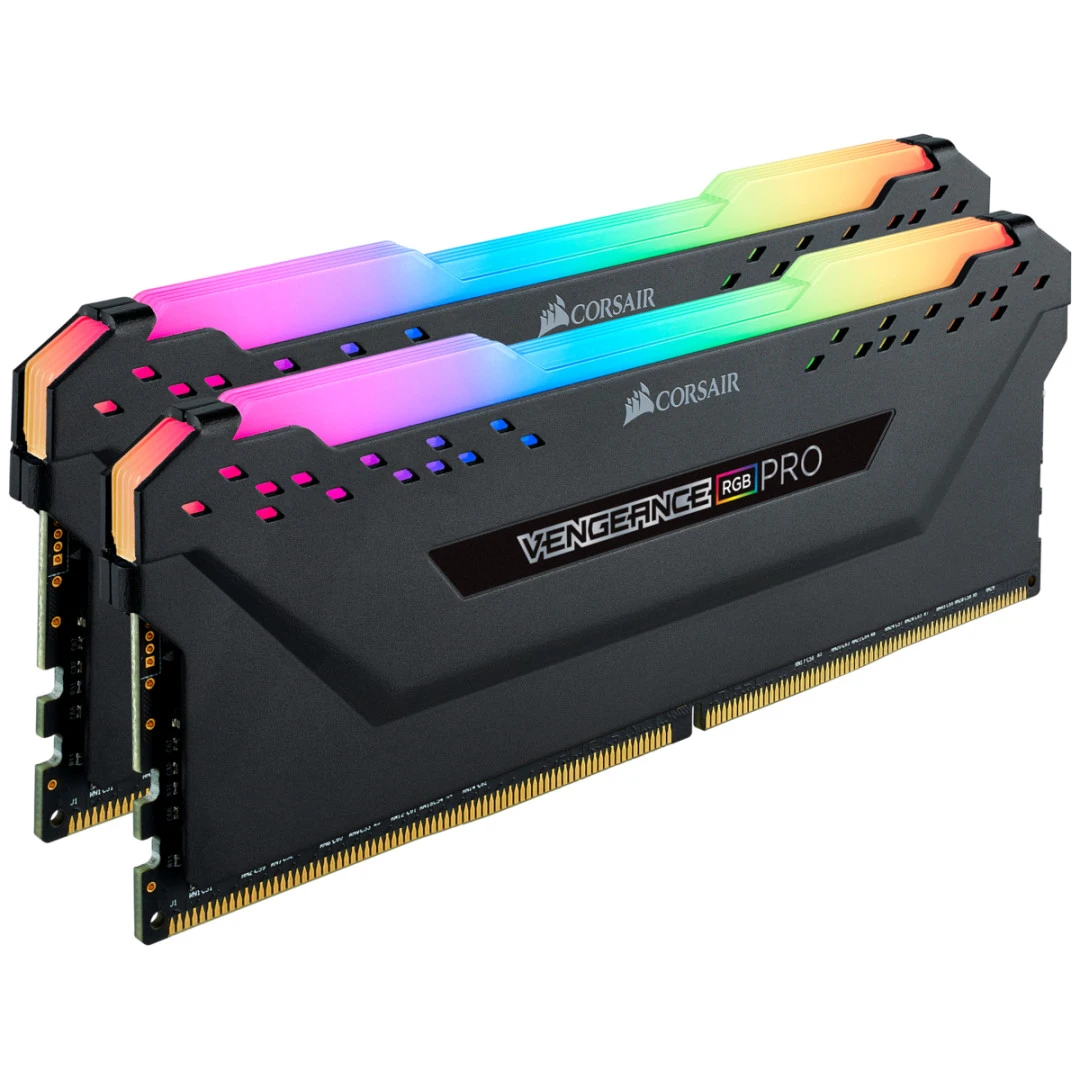 CR VENGEANCE RGB PRO 16GB (2x8GB) DDR4 - Avem pentru tine memorii RAM simple si cu RGB pentru calculator cu performante mari, foarte utile in gaming si aplicatii office solicitante.