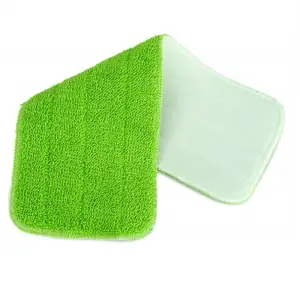 Rezerva mop plat, 42 x 14.5 cm, microfibra, verde - 