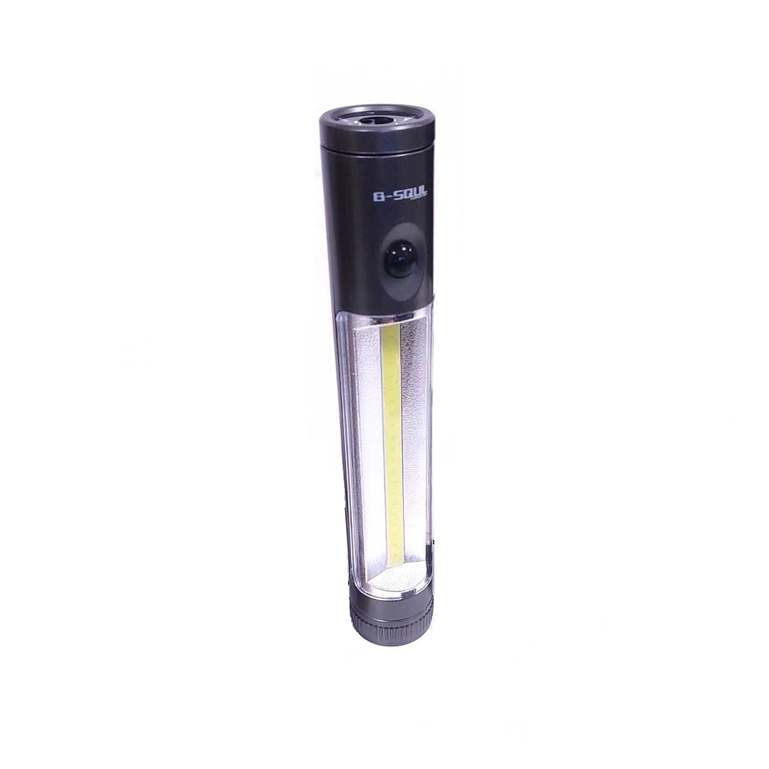 Lanterna de lucru cu LED, 3.2 x 19 cm, magnet, gri - 
