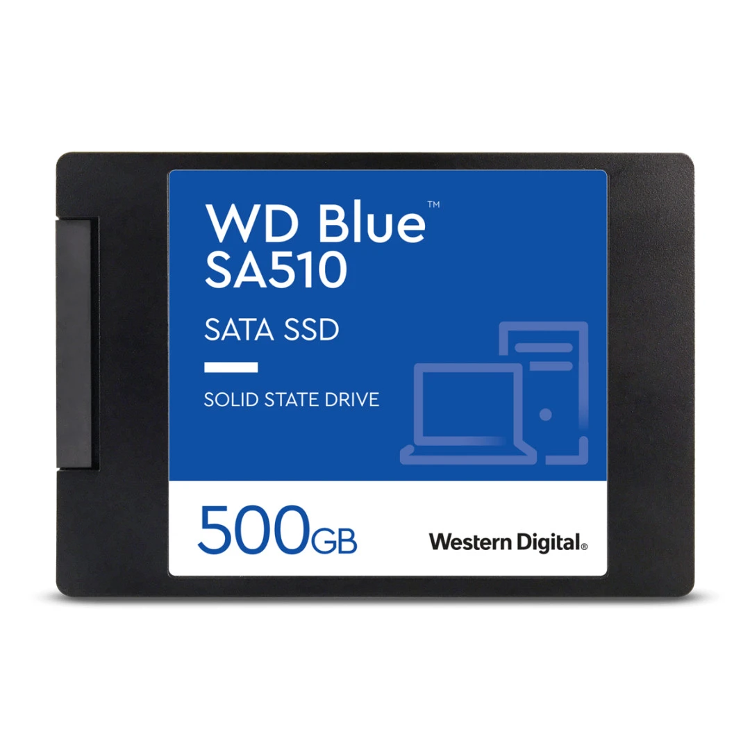 WD SSD 500GB BLUE 2.5 SATA3 WDS500G3B0A - Achizitioneaza ssd performant pentru calculator si laptop cu rata mare de transfer. Acum si  livrare rapida.