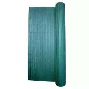 Paravan pentru balcon, terasa, gard PVC, verde, 1300 g/m2, UV, 3x1.5 m - 
