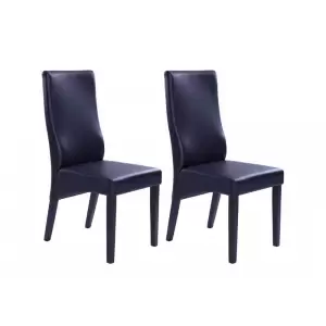 Set 2 scaune RH6012C NEGRU - Alege din oferta noastra set doua scaune pentru bucatarie si living L44xA49xi100cm, culoare negru. Avem super oferte, nu rata