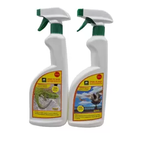 Pachet 2 bucati 750 ml, spray anti-pasari si spray anti-reptile - <p>Pachet promotional 2 bucati: Spray anti-pasari 750 ml + Spray anti-reptile 750 ml</p>