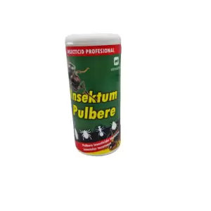 Solutie insecticida praf, combatere insecte daunatoare in casa, Insektum pulbere 100gr - <p><span style="text-decoration: underline;"><strong>INSEKTUM PULBERE 100gr. Pulbere Insecticida Impotriva Insectelor Taratoare</strong></span></p>
