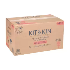 Scutece Hipoalergenice Eco Kit&Kin, Marimea 6, 14 kg+, 104 buc - Scutece Hipoalergenice Eco Kit&Kin, Marimea 6, 14 kg+, 104 buc