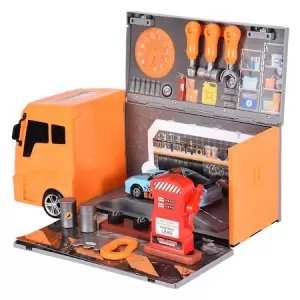 Camion 2 in 1 atelier service auto 40 cm 36 piese - 