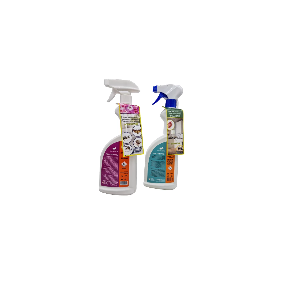 Set dezinsectie casa, Spray 750 ml Aquasektum+ Spray 750 ml Fastmetrin - <p>Set 2 buc pentru dezinsectie casa, Spray 750 ml Aquasektum+ Spray 750 ml Fastmetrin</p>
