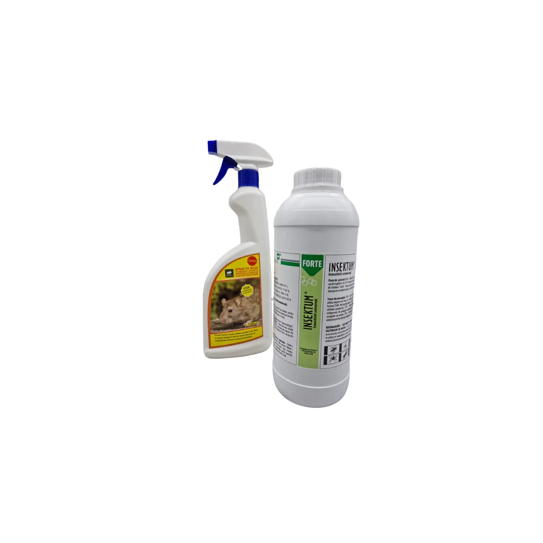 Pachet 2 buc, Insecticid profesional Insektum Forte 1L + Spray antirozatoare 750 ml - <p>Pachet 2 buc, Insecticid profesional Insektum Forte 1L + Spray antirozatoare 750 ml</p>