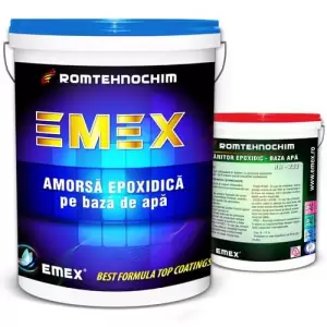Amorsa Epoxidica Emusionata “Emex”, transparent, Bidon 10 Kg, Intaritor inclus - 