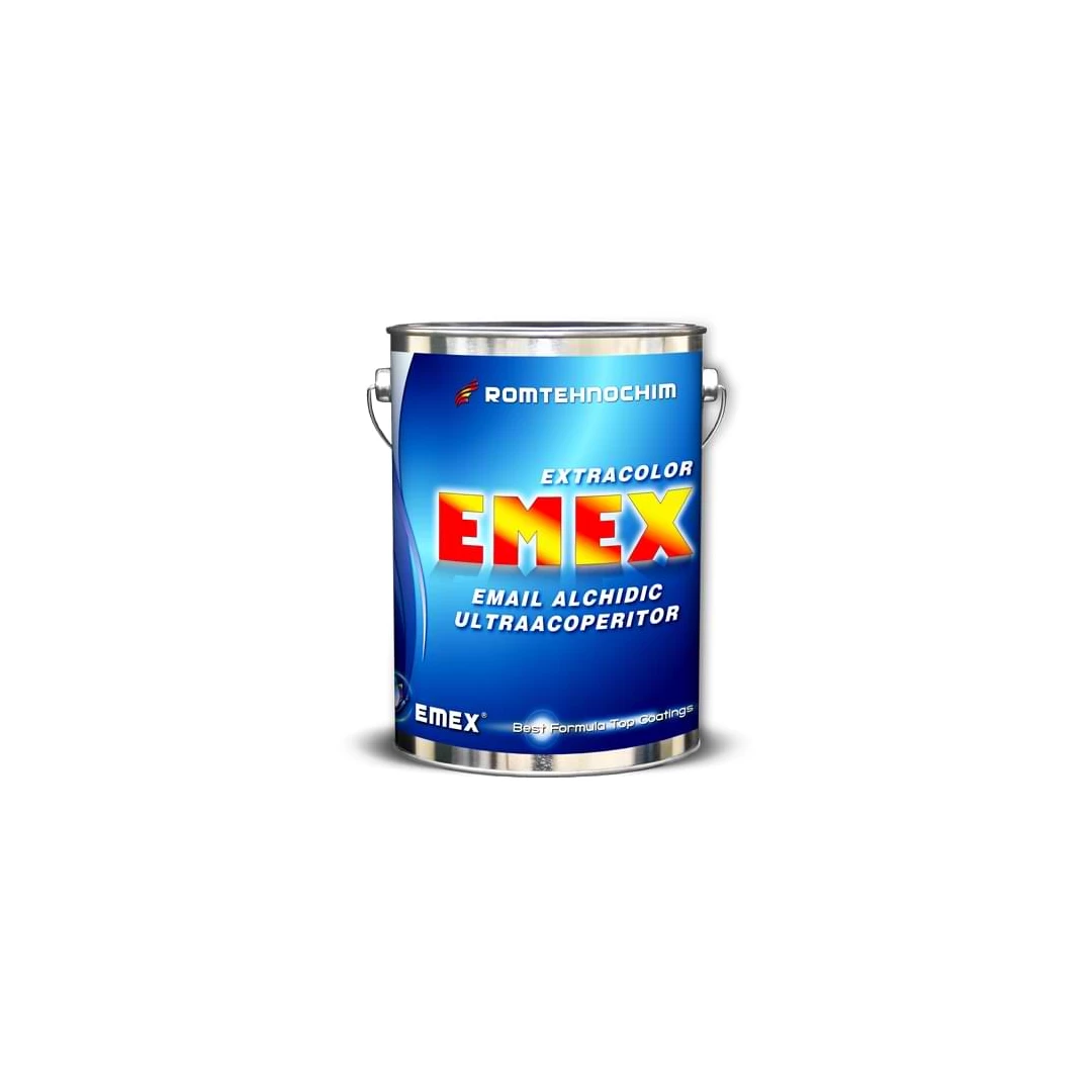 Email Alchidic “Emex Extracolor", Alb, Bidon 5 Kg - 