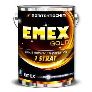 Email Alchidic Premium “EMEX GOLD", Negru, Bidon 5 Kg - 