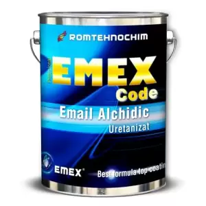 Email Alchidic Uretanizat “Emex Code”, Alb, Bidon 23 Kg - 