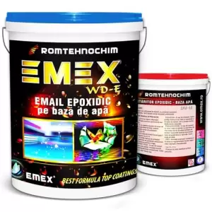 Email Epoxidic Emulsionat “Emex WD-E”, Alb, Bidon 4 Kg, Intaritor inclus - 