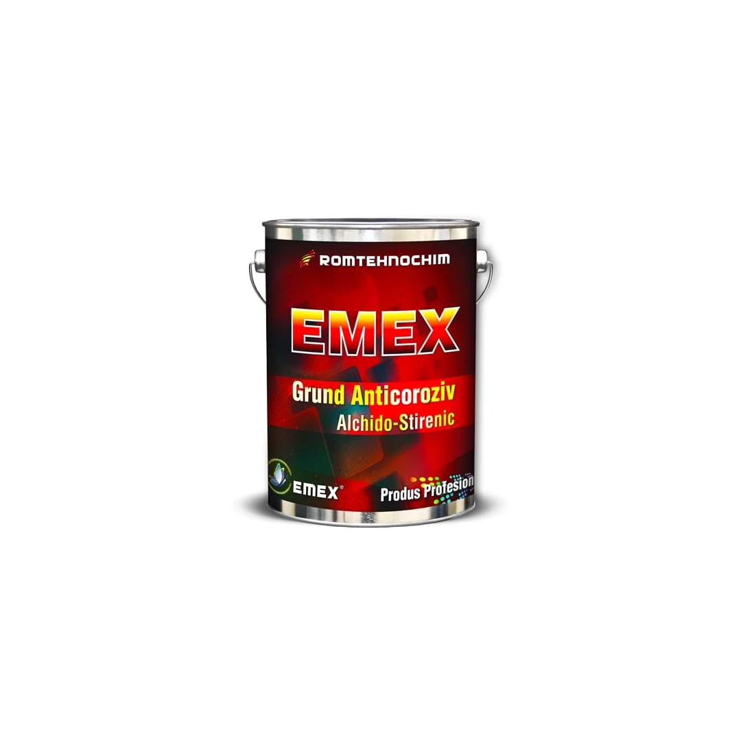 Grund Anticoroziv Alchido Stirenic “Emex”, Rosu, Bidon 25 Kg - 