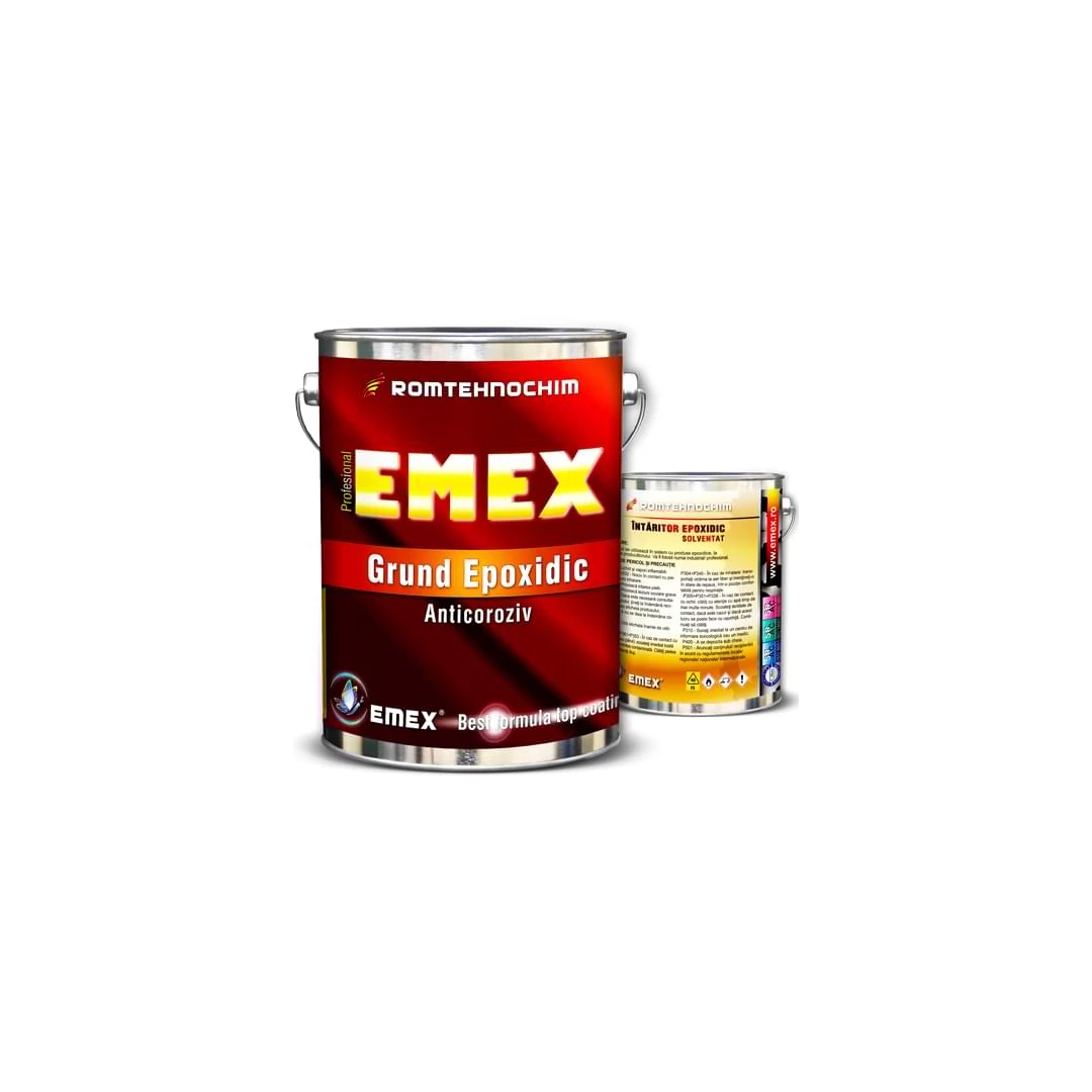 Grund Epoxidic Anticoroziv EMEX, Gri, Bidon 20 Kg, Intaritor inclus - 