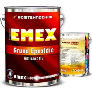 Grund Epoxidic Anticoroziv EMEX, Gri, Bidon 4 Kg, Intaritor inclus - 