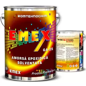 Grund Epoxidic de Impregnare pentru Pardoseli “Emex”, Transparent, Bidon 16 Kg, Intaritor inclus - 