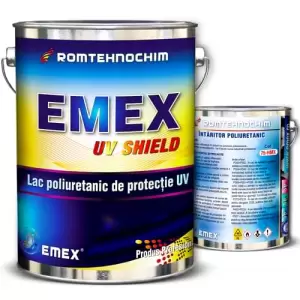 Lac Poliuretanic Protectie UV "Emex UV Shield", Intaritor inclus, Bidon 3 KG - 