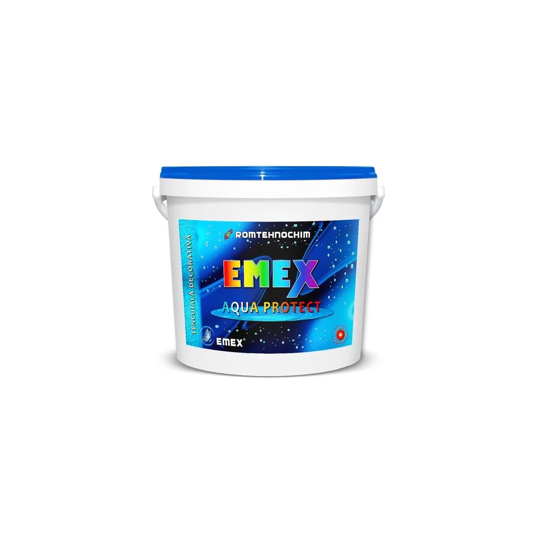 Tencuiala Decorativa Impermeabila Siliconata “Emex Aqua Protect”, Crem Pastel, Bidon 25 Kg - 