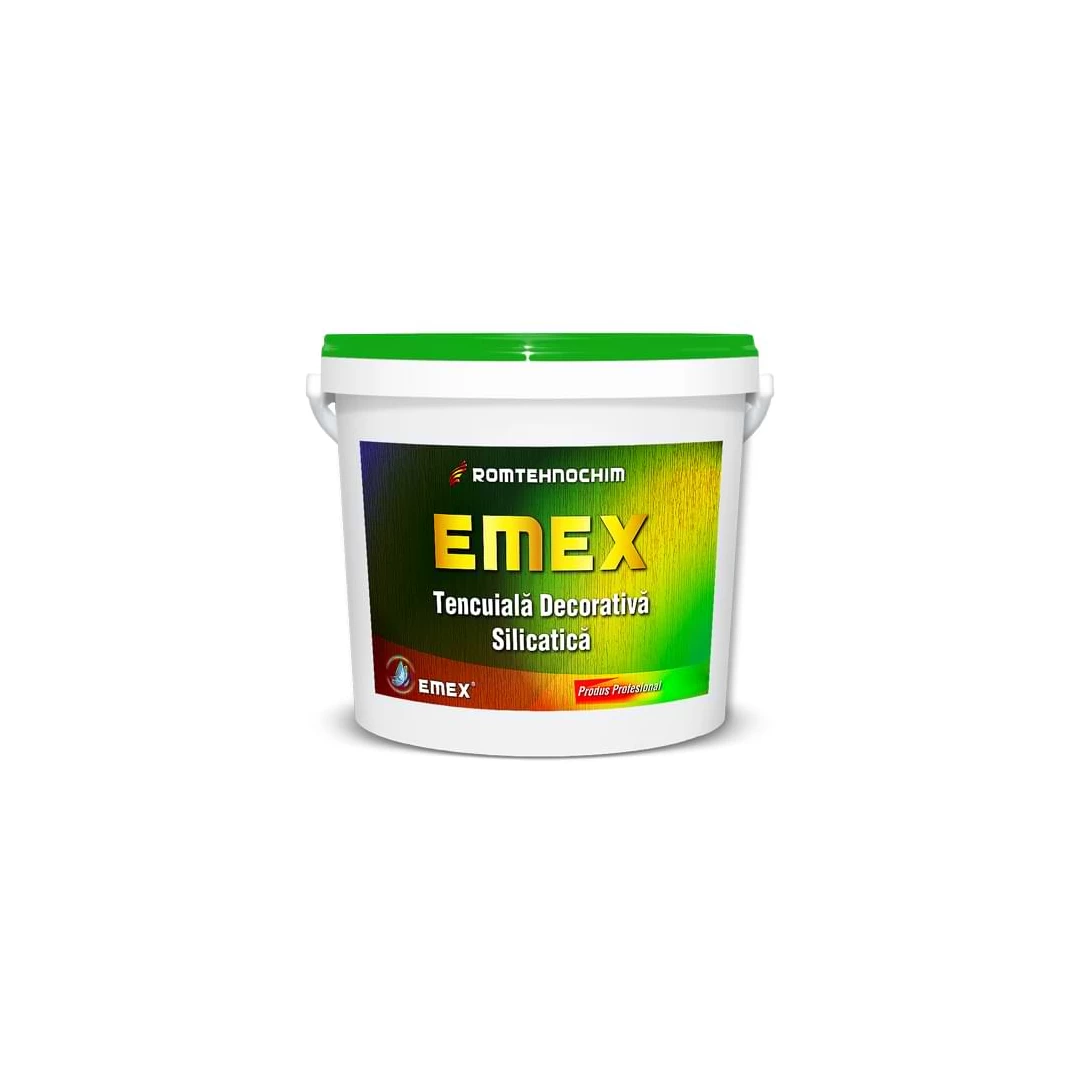 Tencuiala Decorativa Silicatica “EMEX”, Crem Pastel, Bidon 25 KG - 