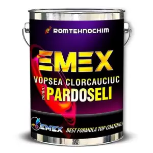 Vopsea Clorcauciuc pentru Pardoseli si Trafic "EMEX", Maro, Bidon 23 Kg - 