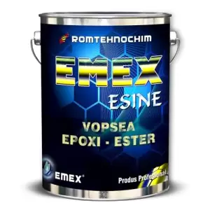 Vopsea epoxidica monocomponenta metal EMEX Esine, Alb, Bidon 5 KG - 