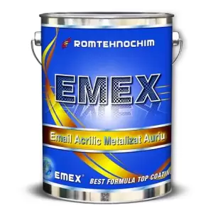 Vopsea Metalizata Argintie Patinata “Emex”, Argintiu, Bidon 20 KG - 