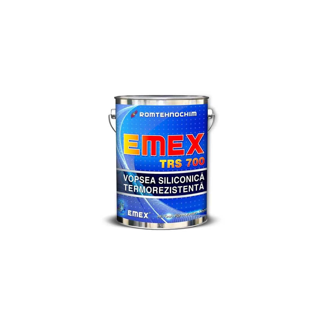Vopsea Siliconica Termorezistenta “EMEX TRS 700”, Negru, Bidon 20 KG - 