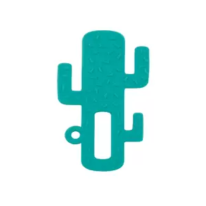 Inel gingival Minikoioi, 100% Premium Silicone, Cactus  – Aqua Green - Inel gingival Minikoioi, 100% Premium Silicone, Cactus  – Aqua Green