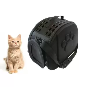 Geanta de transport pentru caine sau pisica culoare Negru marime XXL AG644I - 