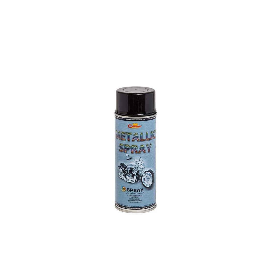 Spray Vopsea 400ml Metalizat Acrilic Negru Champion Color - 