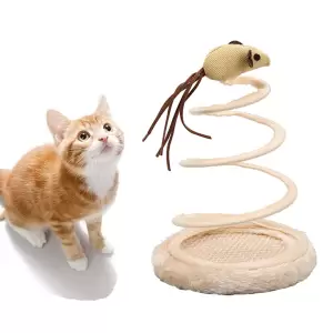 Jucarie interactiva pentru pisici, model Mouse, 15 x 23cm - 