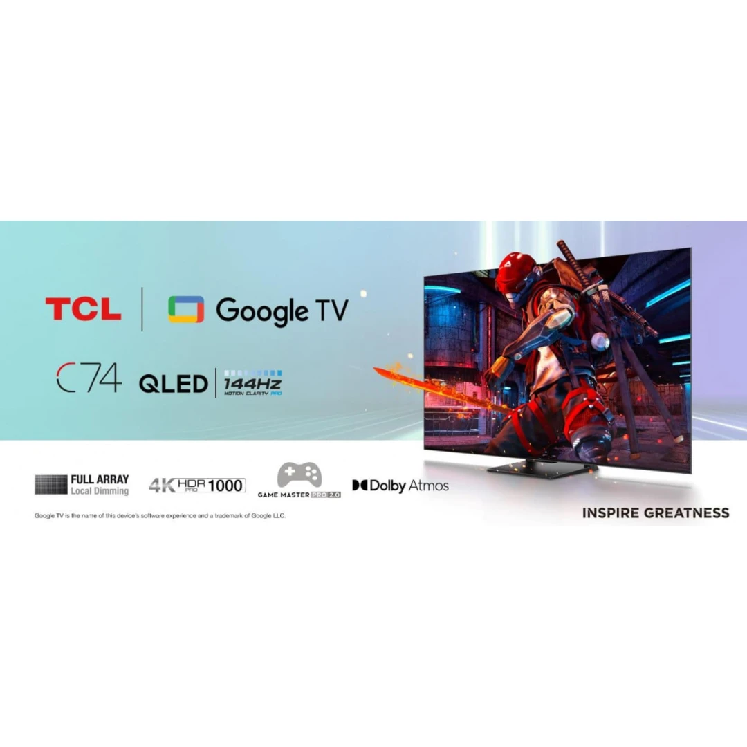 QLED TV 4K 75''(190cm) 144Hz TCL 75C745 - Nu rata oferta la Smart TV TCL 75C745(2022) 75"-189CM Ql