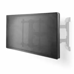 Husa de protectie TV pentru exterior Nedis, 46"- 48" (116 cm - 122 cm ), panza, suport telecomanda, negru - 