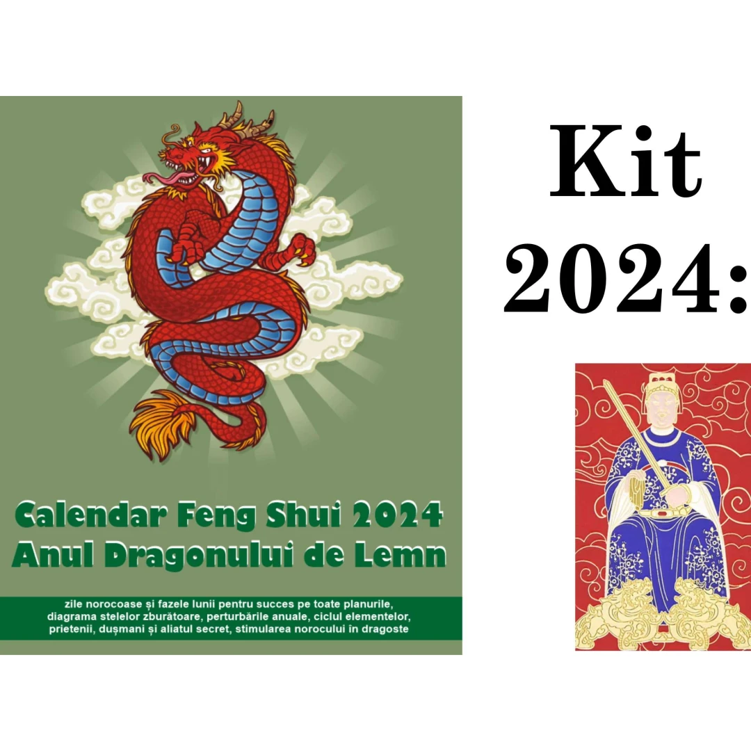 Calendar Feng Shui 2024 in limba romana si card Tai Sui 2024 - 