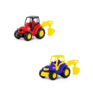 Tractor excavator - 36x22x31 cm, 7Toys - 